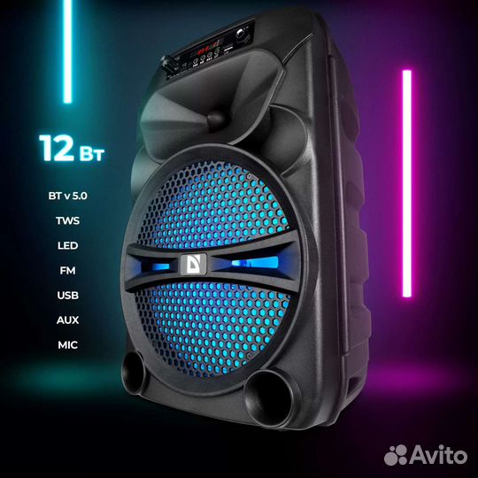 Новая портативная Bluetooth колонка Defender G110