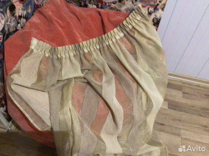 Шторы и тюль бу