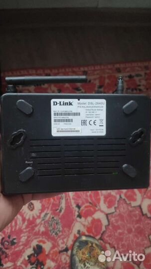 Маршрутизатор. D-link DSL 2640U