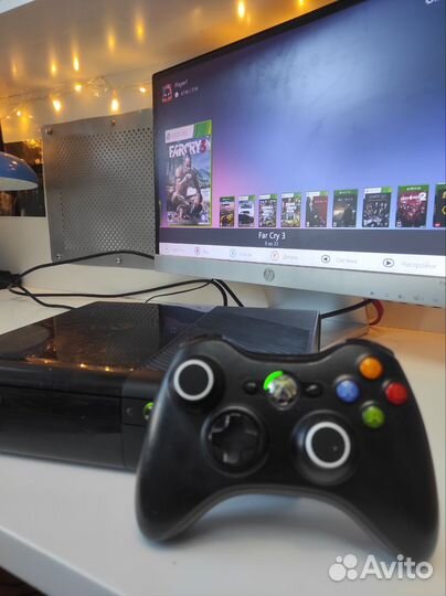 Xbox 360e freeboot, 250гб+33 игры