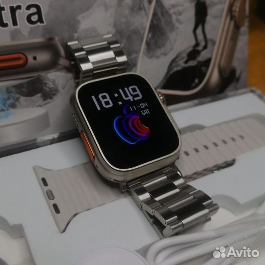 Смарт часы Apple watch 8 Ultra 49mm LUX качества