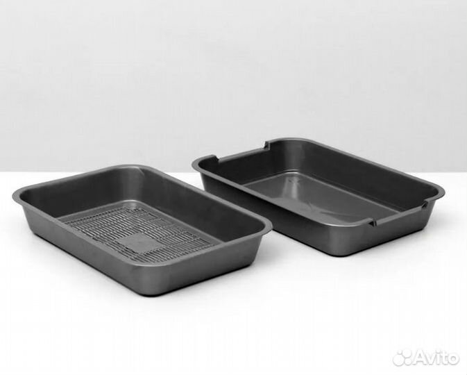 Лоток для кошек с сеткой. Новый