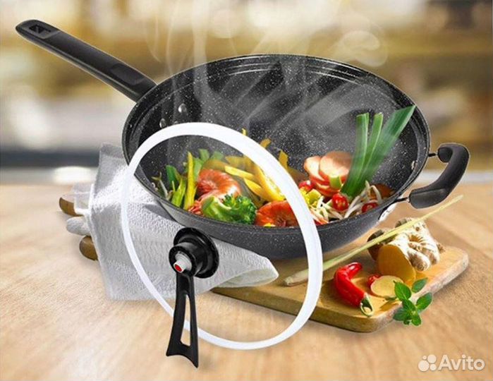 Казан вок сила гранита