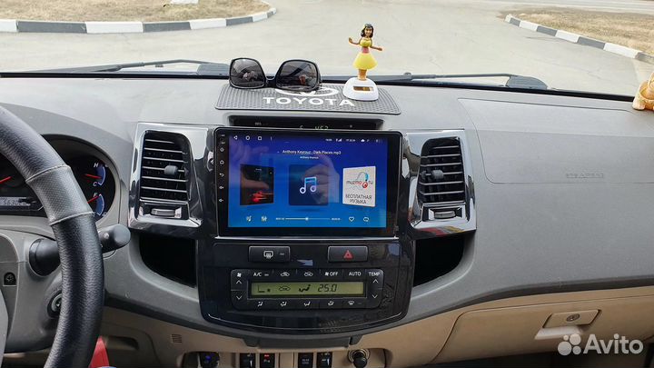 Магнитола Toyota hilux 2008- 2014