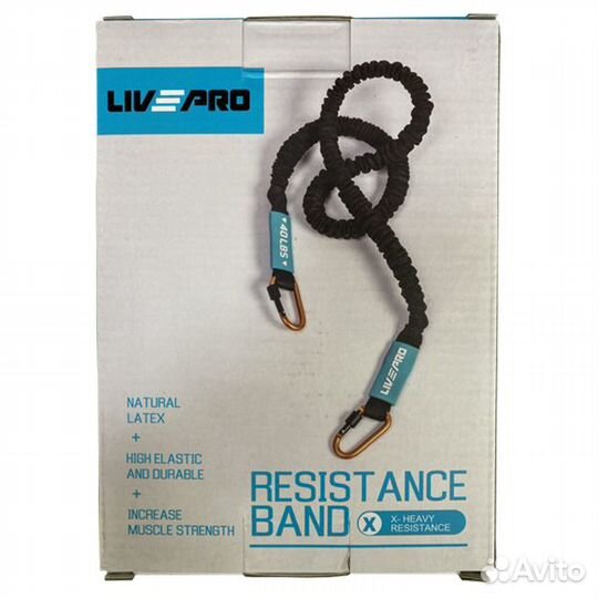 Эспандер с карабином LivePro LP8401 XH