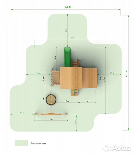Детский городок Выше Всех Смарт 4