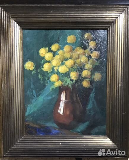 Картина маслом старая