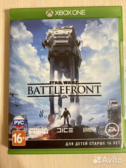 Игра на xbox One диск Star Wars Battlefront