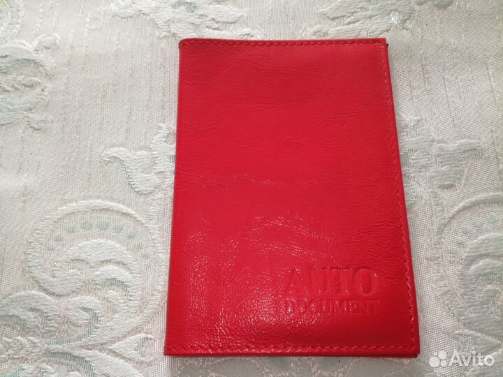 Новый кожаный бумажник водителя