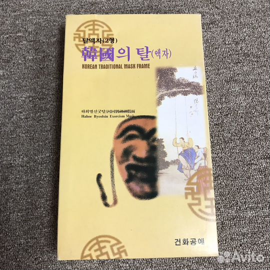 Корейские традиционные маски - панно