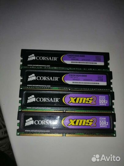 Оперативная память ddr2 corsair 4gb