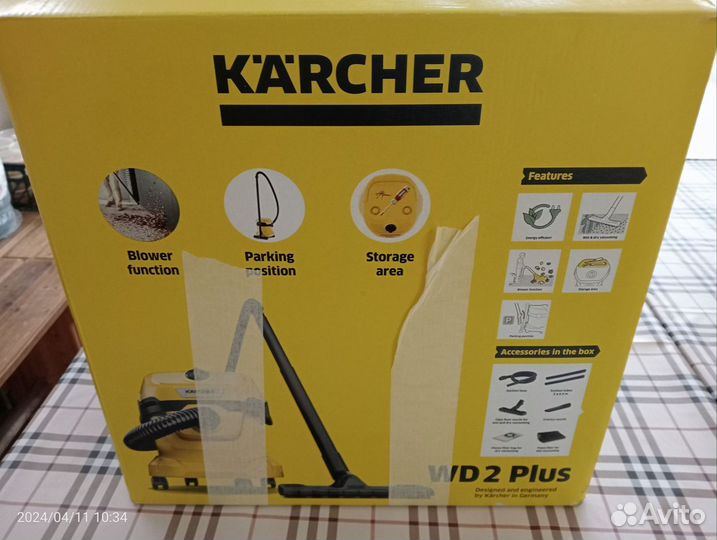 Пылесос Karcher wd 2