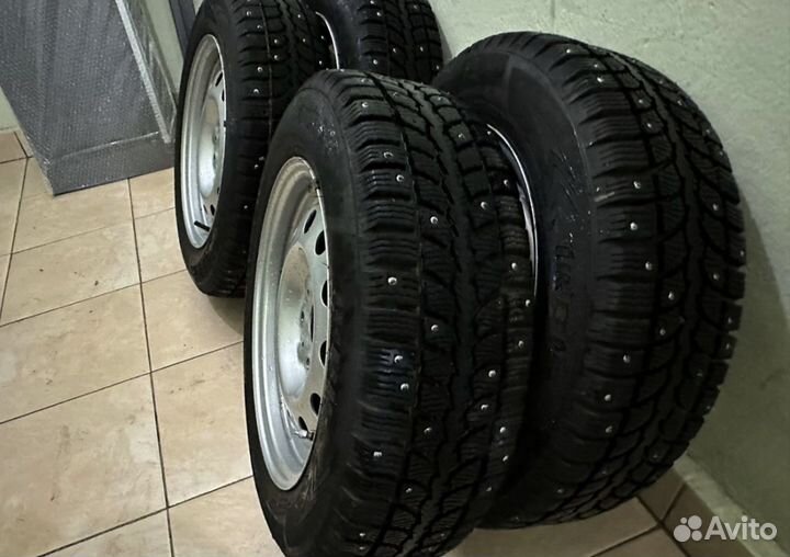 Зимние шип. колеса 185/60R14, на ваз / лада