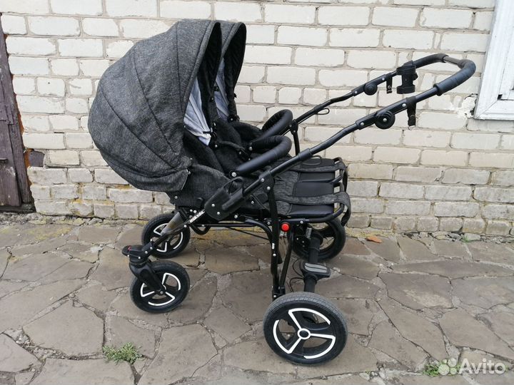Коляска для двойни mikado 3 в 1