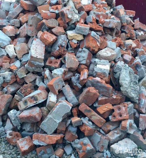 Асфальтная крошка. Дробленый бетон. Бой кирпича