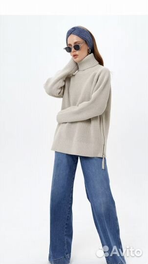 Повязка на голову вязаная