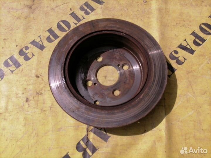 Диск тормозной задний Toyota Corolla 120 2001-2006
