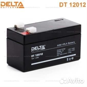 Аккумулятор ибп delta DT 12012 12V 1.2Ah
