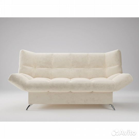 Диван «Клик-кляк» ППУ - Светлый крем (велюр)