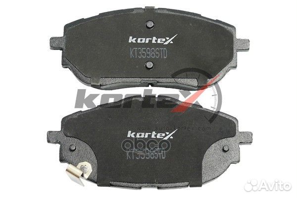 Колодки торм. toyota corollaauris 12- перед