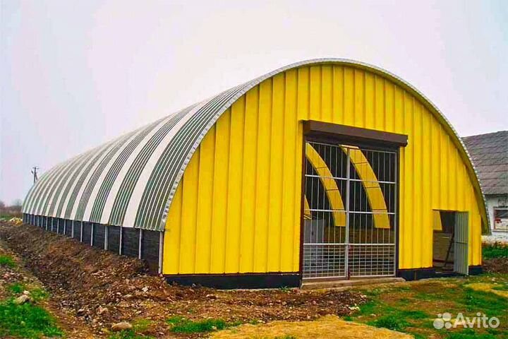 Ангары арочные 21 х60 (1260 м2)