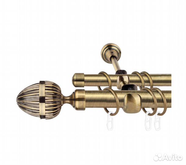 Карнизы для штор Антик золото