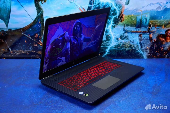 Игровой ноутбук HP Omen / GTX 1070 / i7 / 17.3