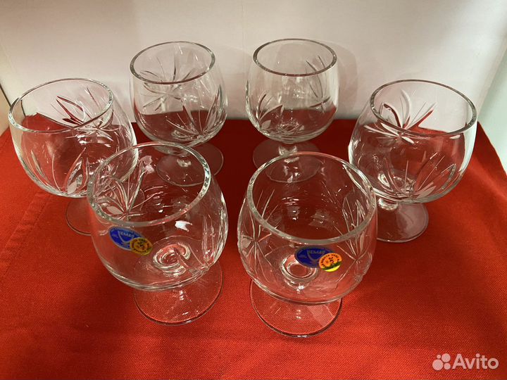 Набор бокалов хрусталь