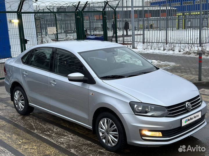 Volkswagen Polo 1.6 AT, 2016, 121 000 км