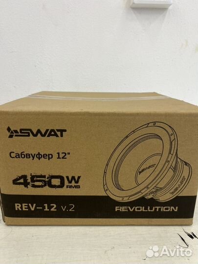 Новый сабвуфер Swat REV-12 v.2