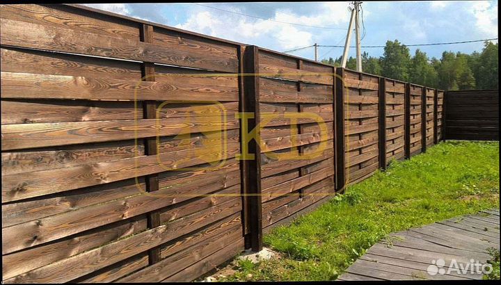 Доска для забора оптом