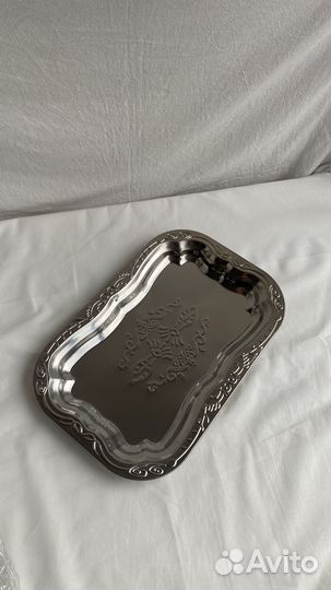 Металлический поднос новый