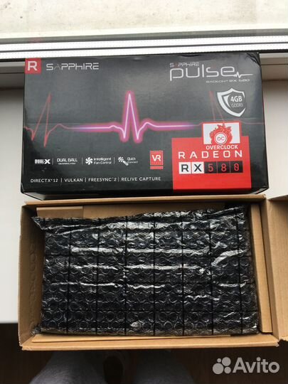 Новая видеокарта Sapphire Pulse Radeon RX580 4gb