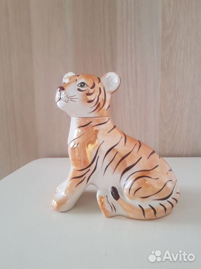 Статуэтка / штоф Уссурийский тигренок (керамика)