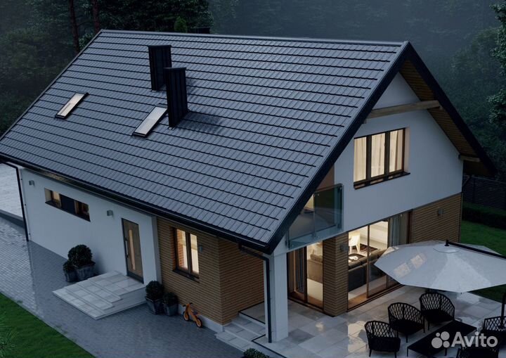 Экономичная металлочерепица высокого качества