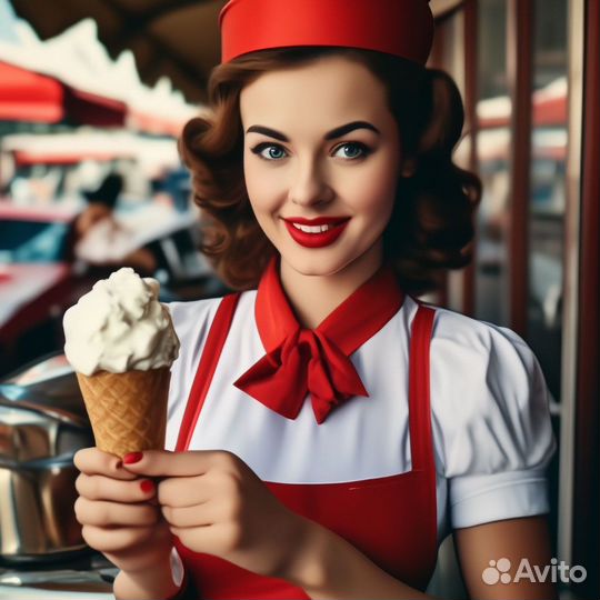Продавец мороженого