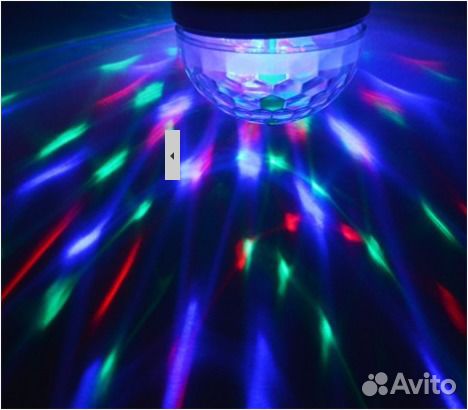 Лампа RGB на светодиодах. Для домашней дискотеки