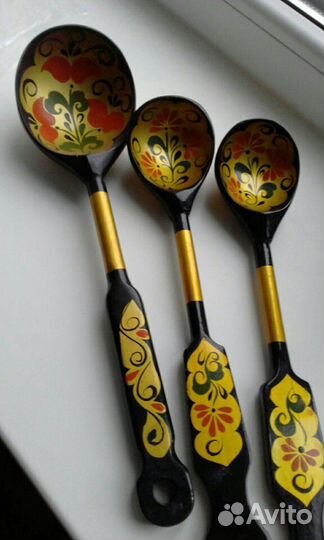 Ложки сувенирные деревянные