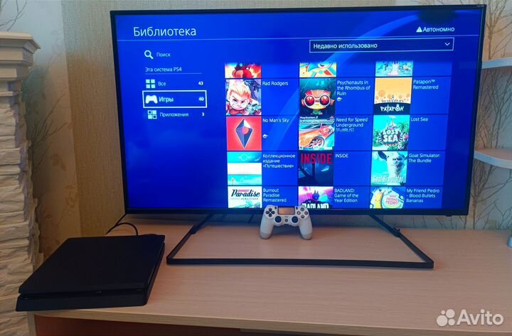Прошитая Sony PS4 Slim + 40 игр goldhen 9.0