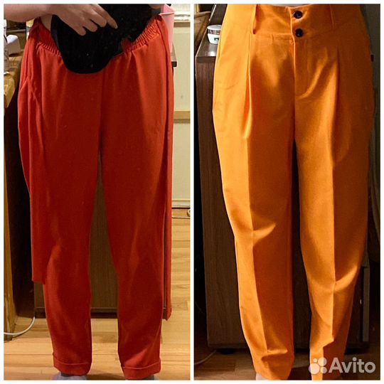 Брюки и штаны оранжевые