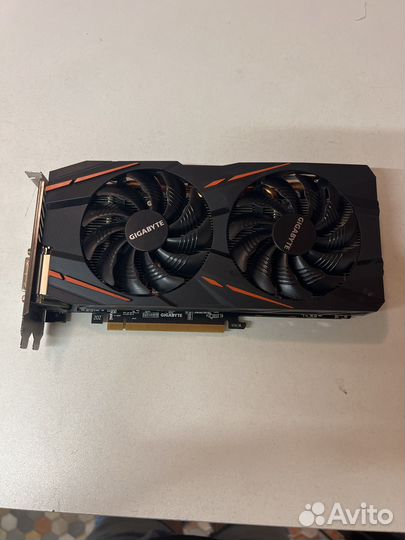 Видеокарта rx580 8gb gigabyte