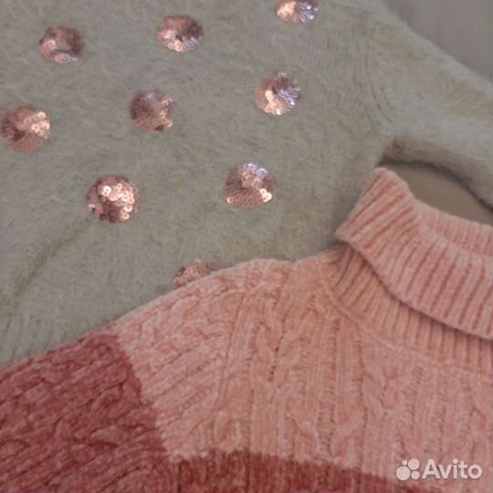 Теплая одежда для девочки пакетом 110-116см