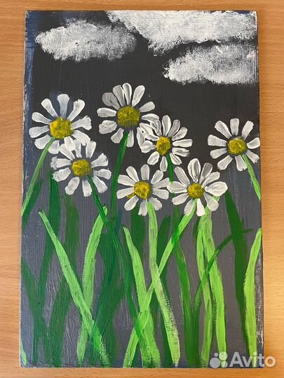 Картина акварель пейзаж