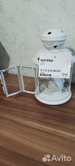 Подсвечник фонарь IKEA Rotera