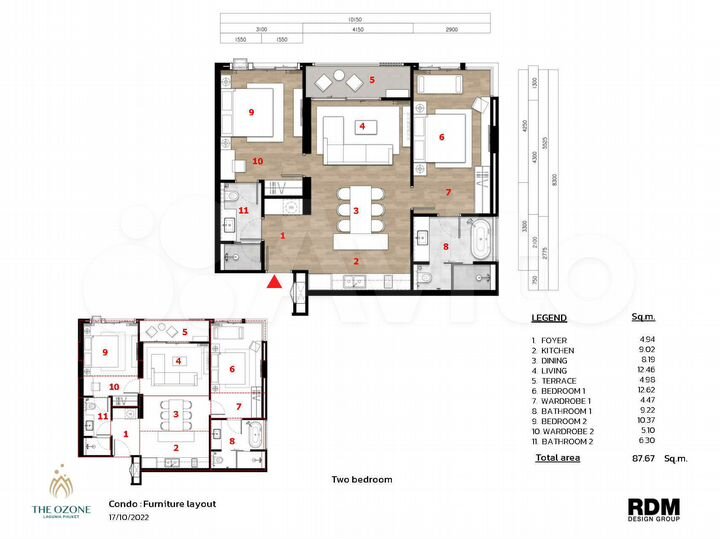 2-к. квартира, 88 м² (Таиланд)