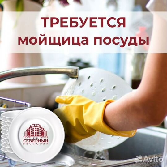 Мойщица посуды