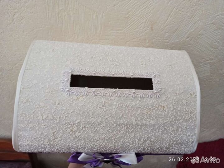 Свадебный сундук для денег