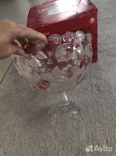 Ваза хрустальная Германия