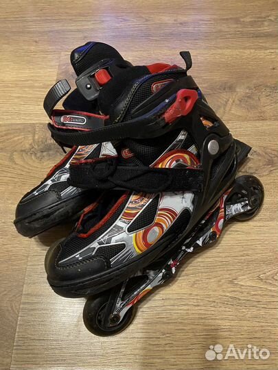 Роликовые коньки reaction, раздвижные 36-41