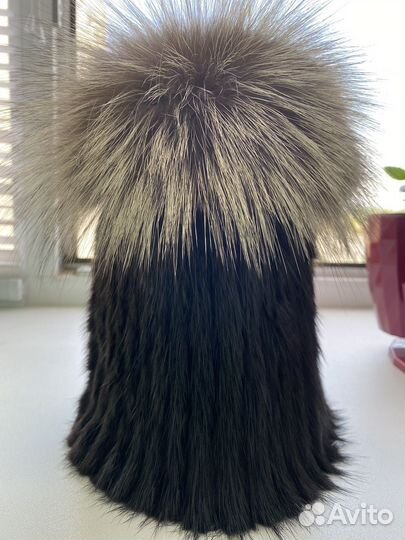 Шапка норковая женская